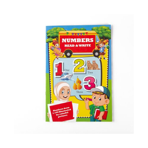 Educational Notebook Large English Numbers