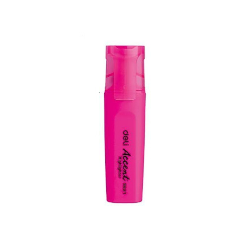 Deli Highlighter Pen – Pink