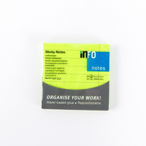 L-33-5654 X75MM75 Size German Adhesive Paper