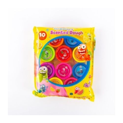 طقم طين كاس 10 لون معطر فواكه دو دو