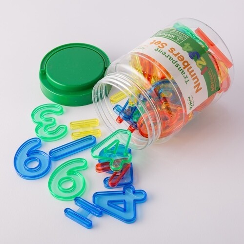 Plastic English numbers