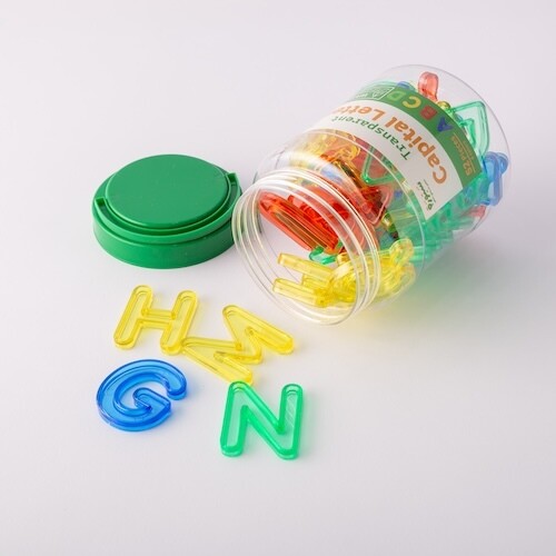 Plastic uppercase English letters