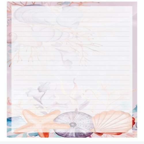 A4 lined colored paper, model (3)