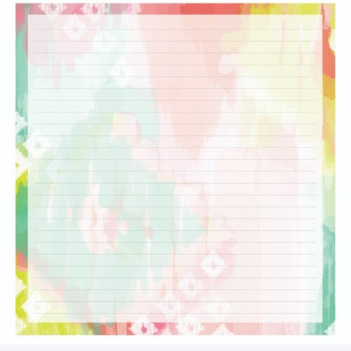 A4 lined colored paper, model (5)