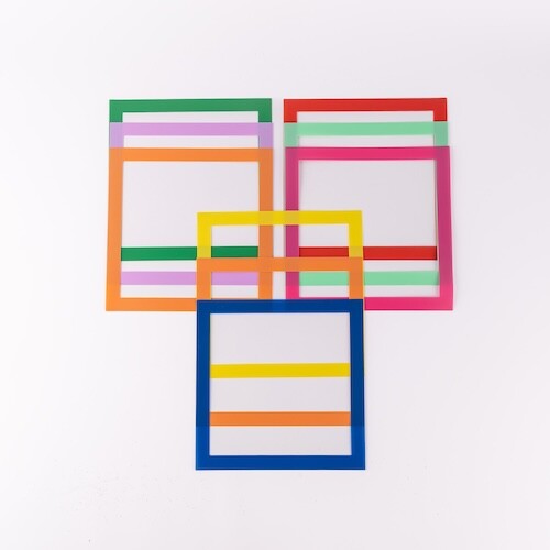 مربع مفرغ pvc وسط