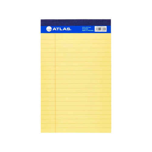 A4 Paper Lined 40 Sheets Yellow