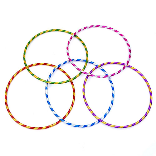 طوق تمرين ملون مقاس 65 سم