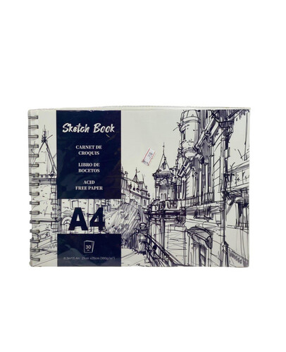 دفتر رسم A4 سكتش 160 جرم 30 ورقة