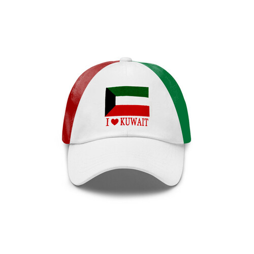 Kuwait flag colors cap