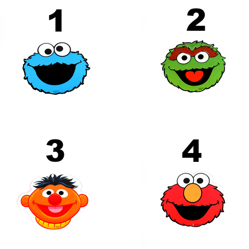 بطاقات سبوره - شخصيات عالم سمسم