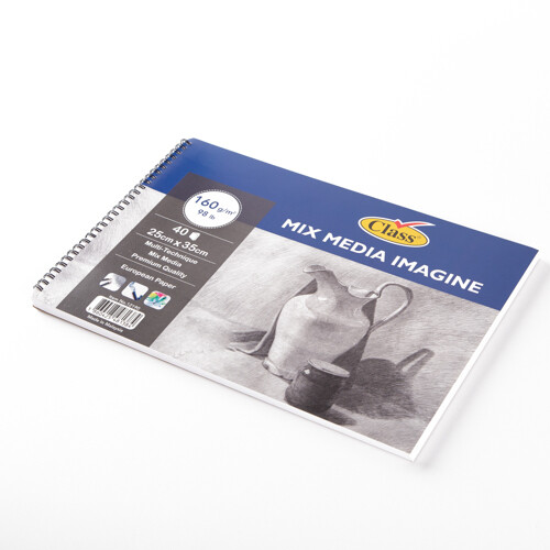 Mix Media Sketchbook 40 35X25 Sheets 160g A4Class