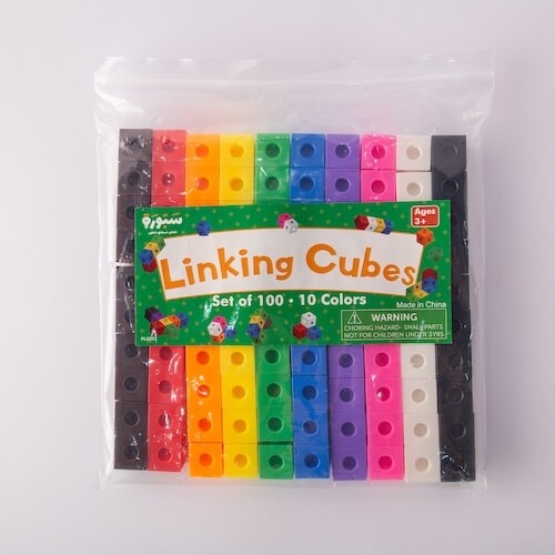 Colored cube assembly