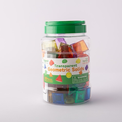 Plastic triangular space shapes