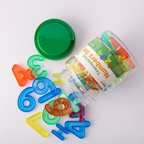 Plastic English numbers