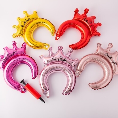 Balloon Motivational Crown for Girls