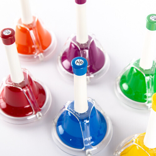 Large Hand Bell Colorful Tones