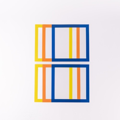 مربع مفرغ pvc وسط