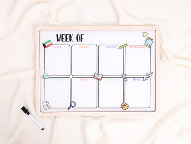 رزنامة إسبوعية للأطفال باللغة الإنجليزية