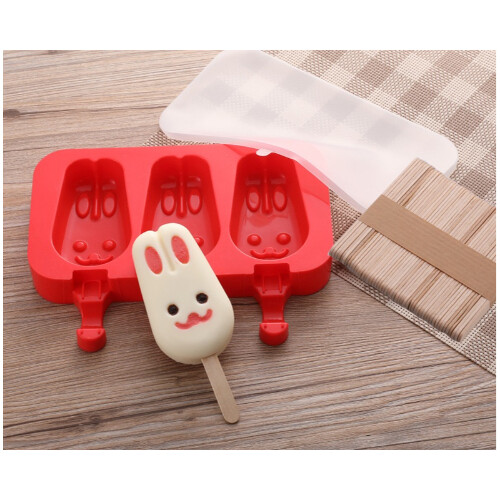 قالب آيسكريم على شكل أرنب