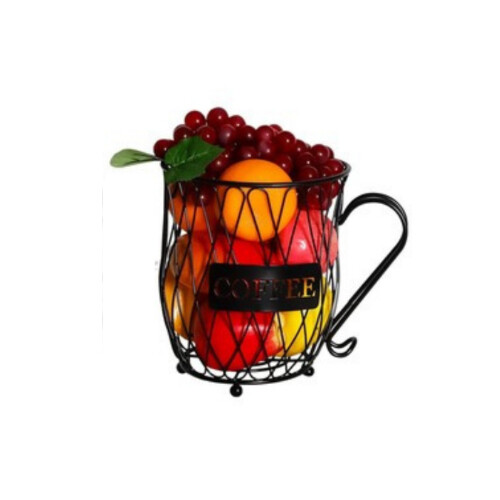 سلة تخزين على شكل كوب قهوة