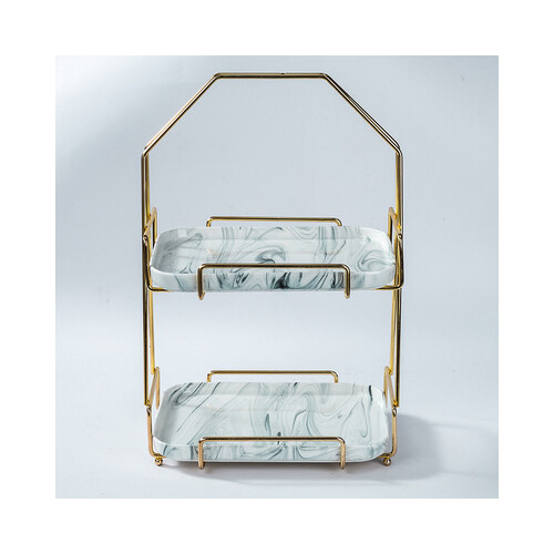 ستاند تقديم مع صحنين