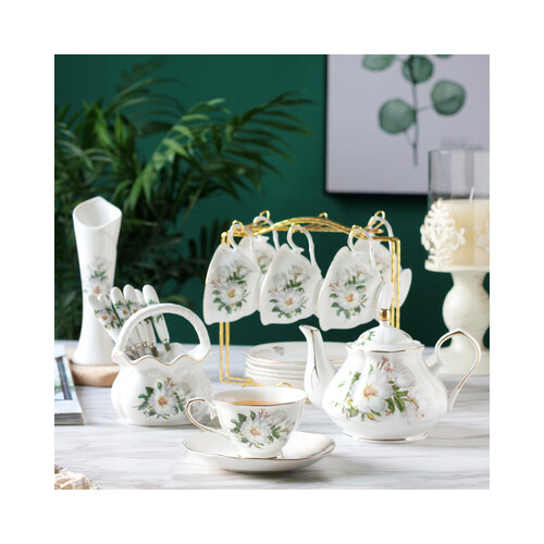 طق شاي مكون من 21 قطعة