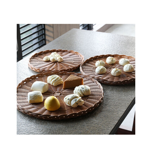 طقم 3 صواني خشب بأحجام مختلفة