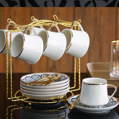 طقم اكواب قهوة تركية - 6 اشخاص