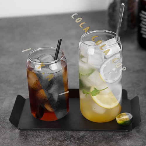 طقم كوب مع عود زجاج