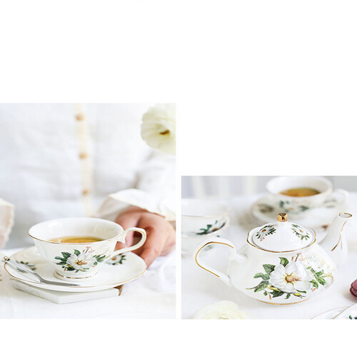 طق شاي مكون من 21 قطعة