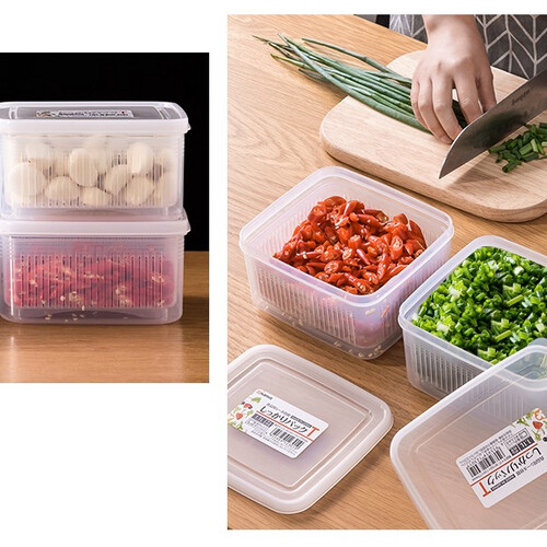 طقم من 3 علب مربعة