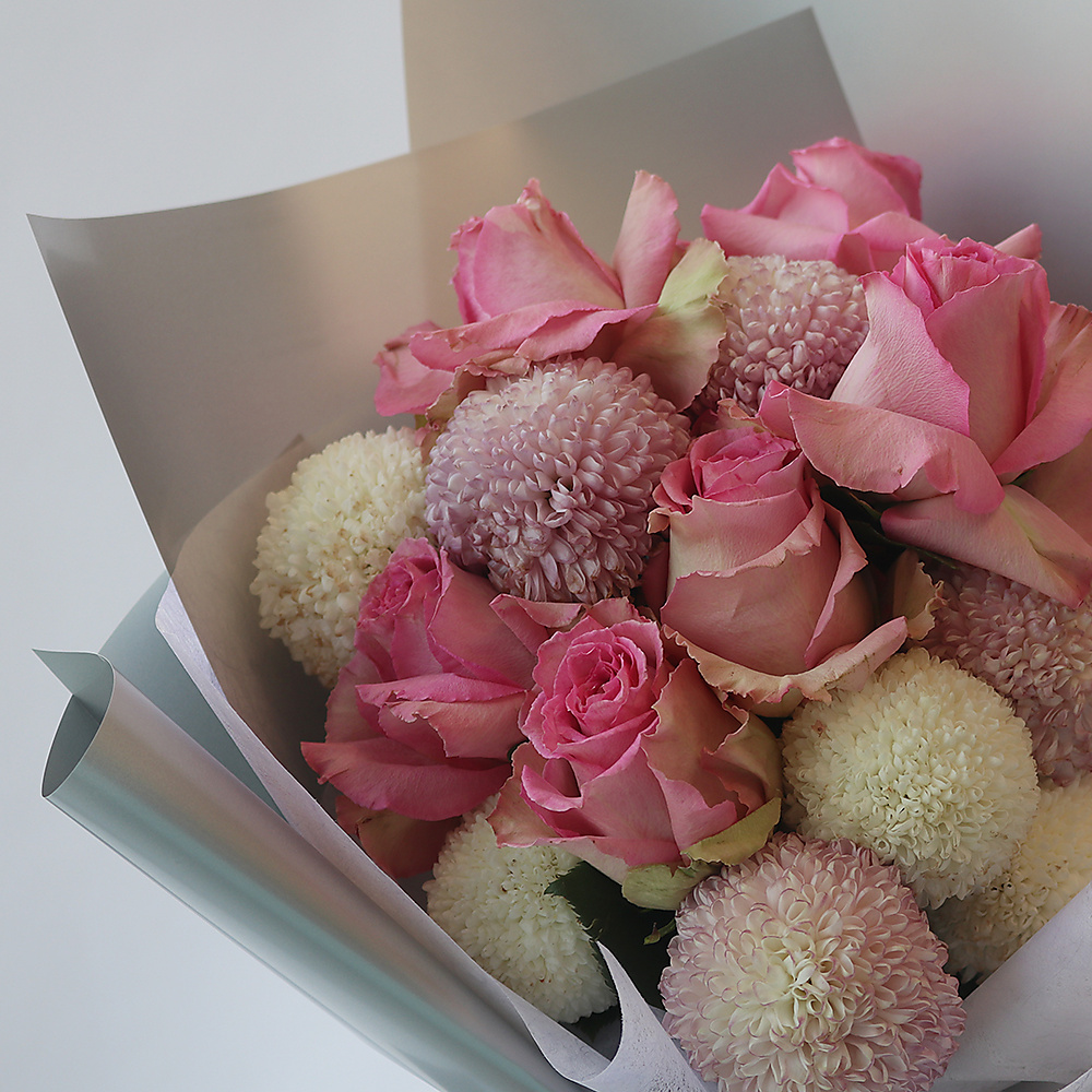 مزيج الوردي والأبيض - رقم 3159