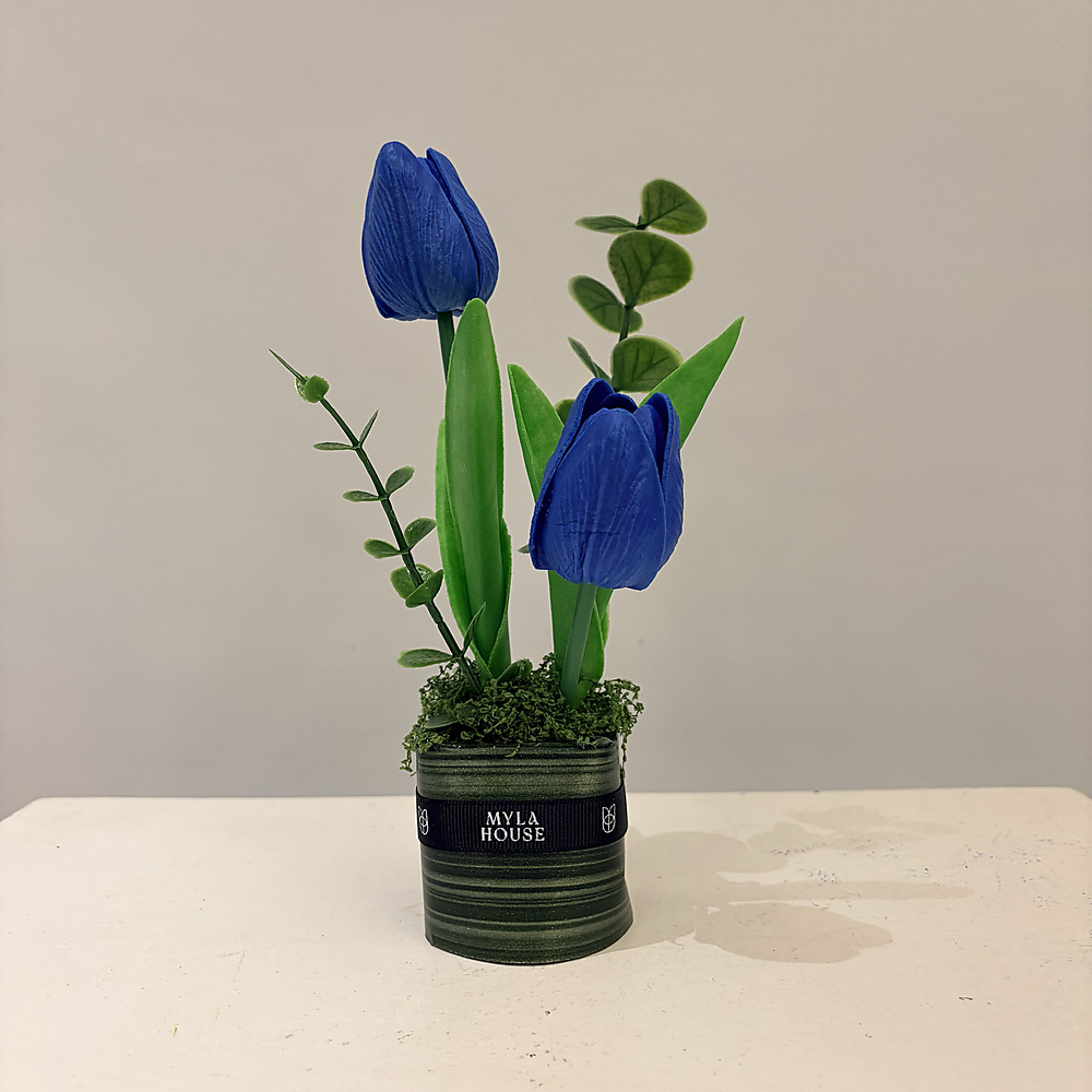 تنسيق توليب أزرق - رقم 3241