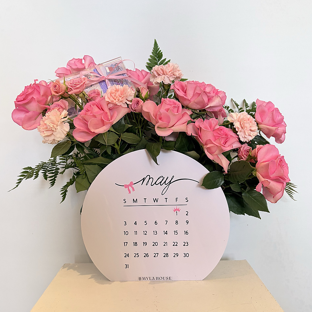 Monthly Calendar - Baby Girl