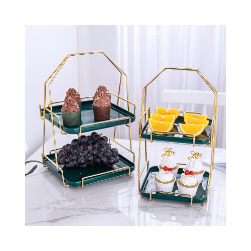 ستاند تقديم مع صحنين