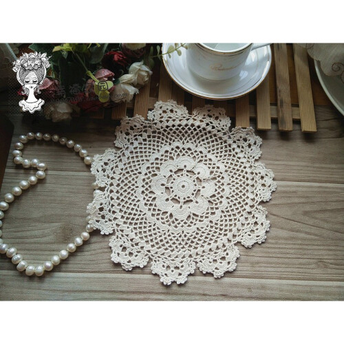 كروشيه قطن منسوج يدوياً