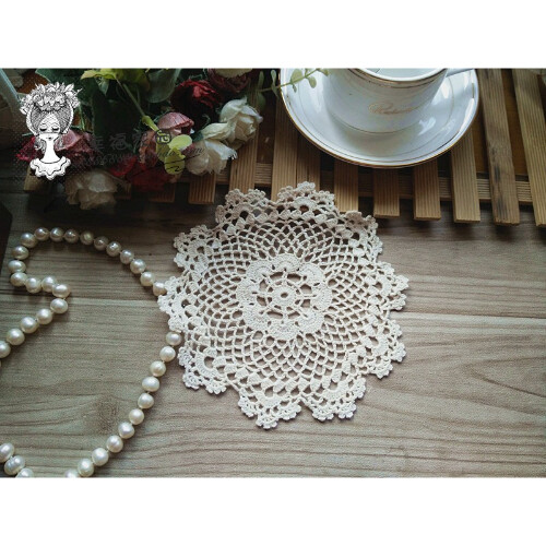 كروشيه قطن منسوج يدوياً