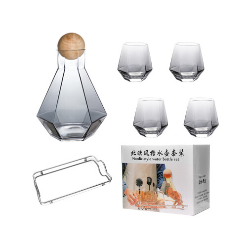 طقم زجاج شفاف