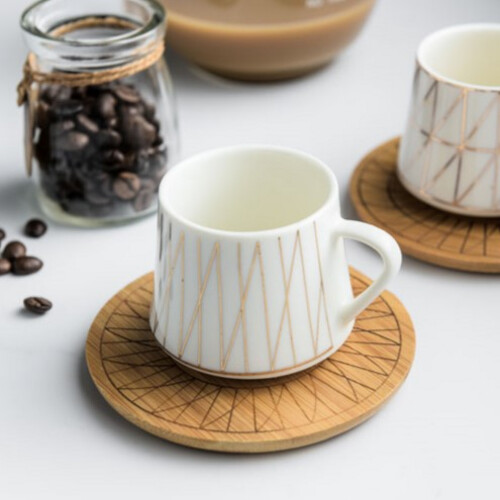 طقم اكواب قهوة تركية - 6 اشخاص