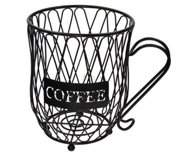 سلة تخزين على شكل كوب قهوة