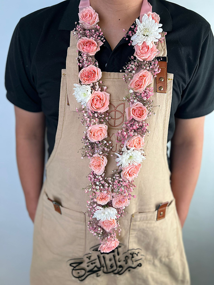 طوق ورد وردي - رقم 3213