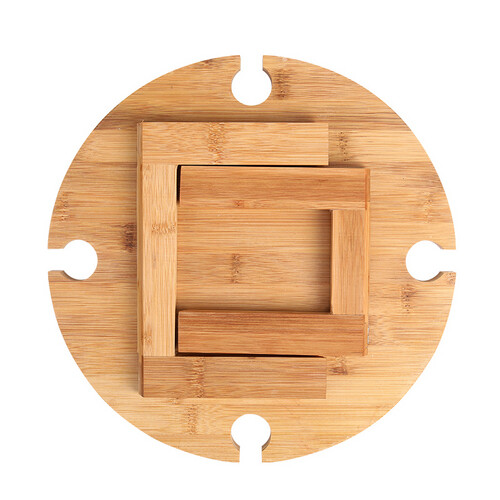 طاولة خشبية صغيرة قابلة للطي