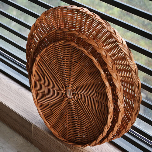 طقم 3 صواني خشب بأحجام مختلفة