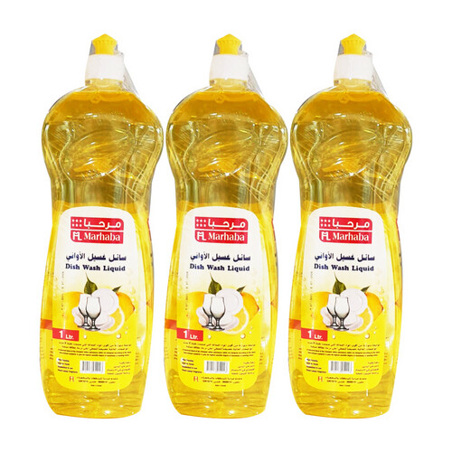 Marhaba dishwasher liquid, 1 liter, 3 pieces