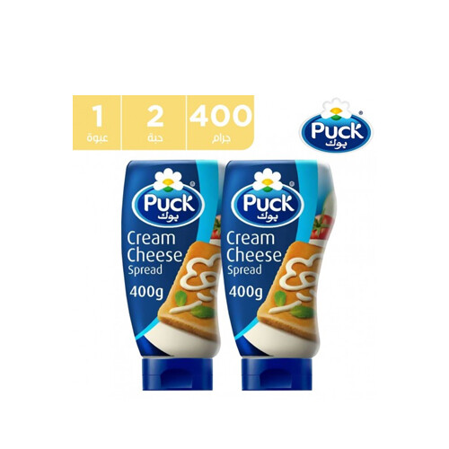 Puck Cream Cheese Squeeze 400g 2 Pieces