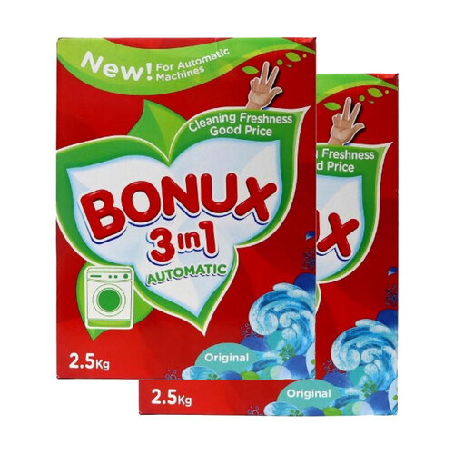 Bonex automatic powder 2.5 kg 2 pes