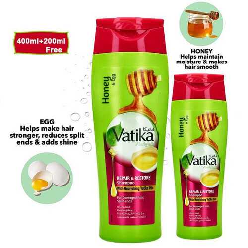 Vatika shampoo 400 ml + 200 ml