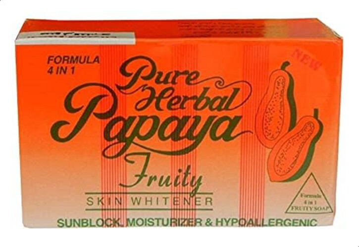 Papaya facial soap