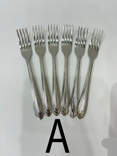 Stainless steel fork set, 12 pieces