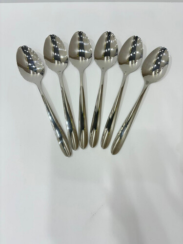 Large food spoons, 6 pieces